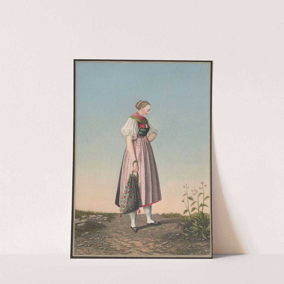 Anne Tschudy, De Wallenburg au Canton de Bâle (1825-1830) by Jean Emmanuel Locher
