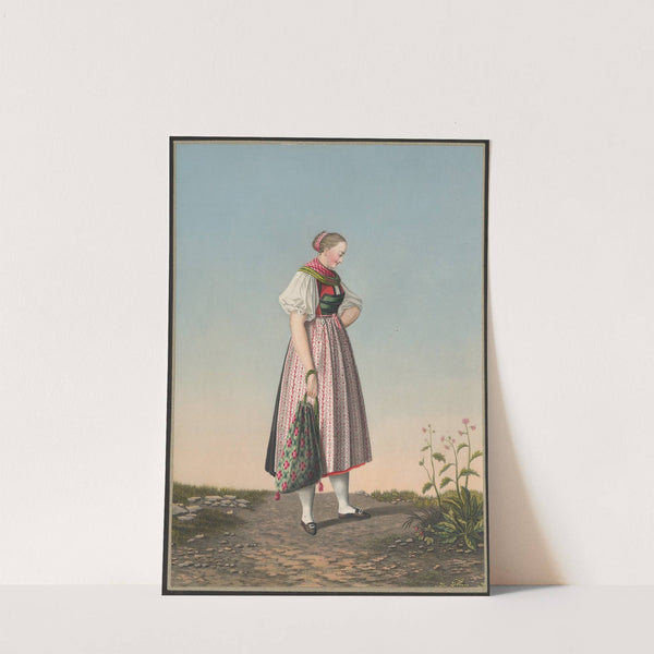 Anne Tschudy, De Wallenburg au Canton de Bâle (1825-1830) by Jean Emmanuel Locher