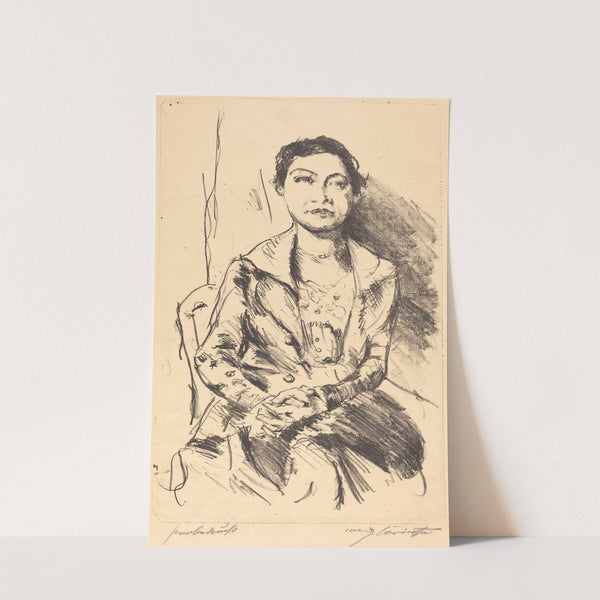 Anneliese Halbe (1918) by Lovis Corinth