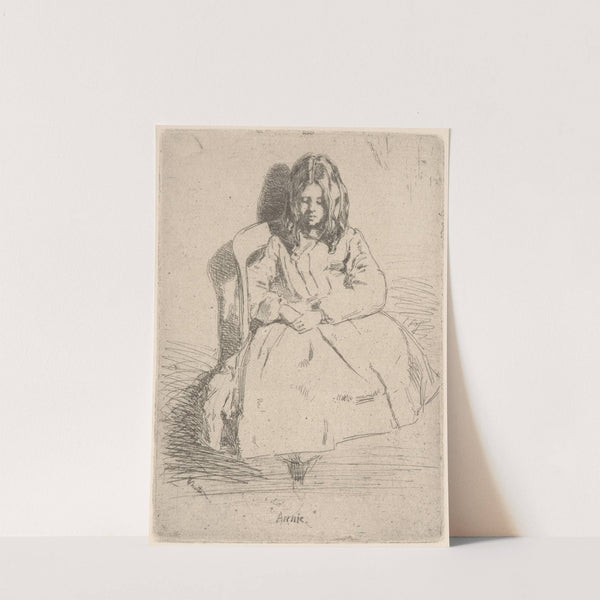 Annie Seated (ca. 1858) by James Abbott McNeill Whistler