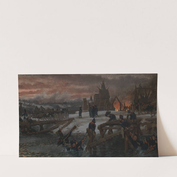 Anno 1812. Captain Benthien on the Beresina (1851-1897) by Lawrence Alma-Tadema