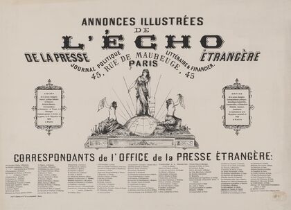 Annonces illustrées de l’Echo (1878)