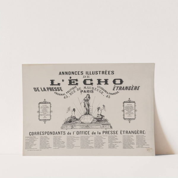 Annonces illustrées de l’Echo (1878) by Imp. J. Lefman