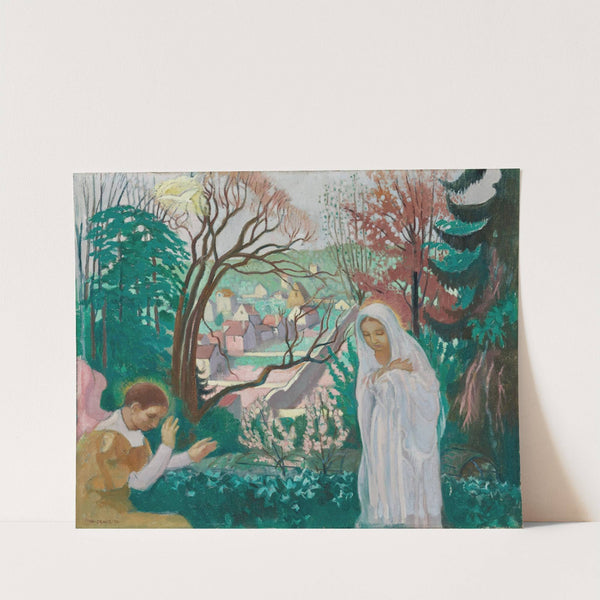 Annonciation au jardin printanier (1935) by Maurice Denis