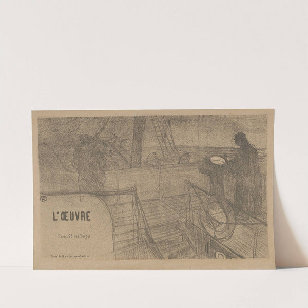 Announcement for the Théâtre de L’Oeuvre (1895) by Henri de Toulouse-Lautrec