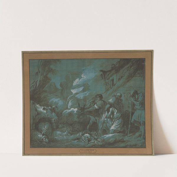 Annunciation to the Shepherds by Jean-Jacques Lagrenée