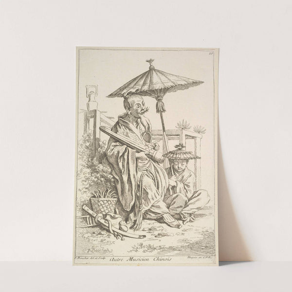 Another Chinese Musician (1738–1745) by François Boucher
