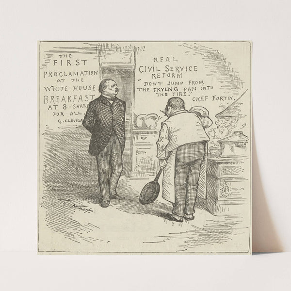 Another Civil-Service outrage (1885) by Thomas Nast