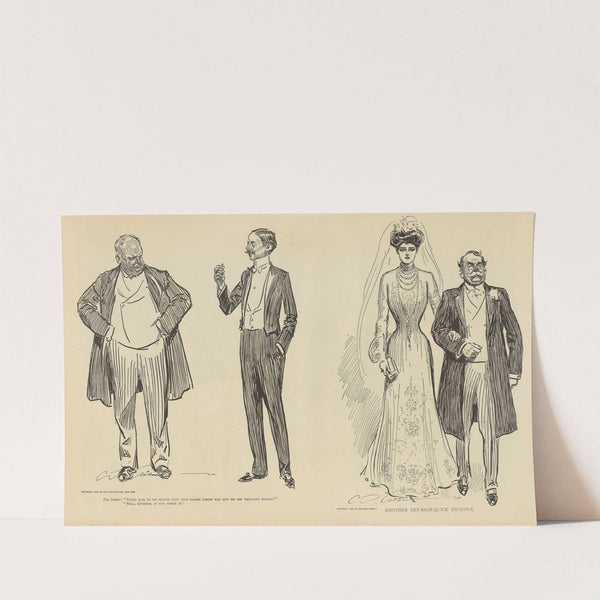 Another get-rich-quick swindle (1900-1905) by Charles Dana Gibson