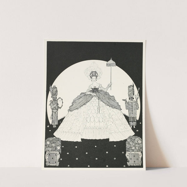 Another gown the colour of the moon (1922) by Harry Clarke