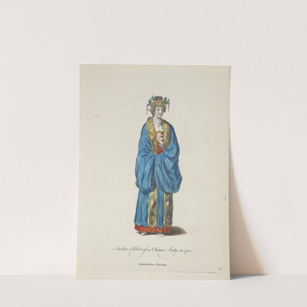 Another habit of a Chinese lady in 1700. Autre dame Chinoise. (1757-1772) by Charles Grignion