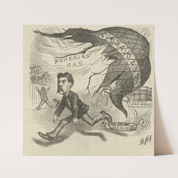 Another inflated power burst (1873) by Thomas Nast