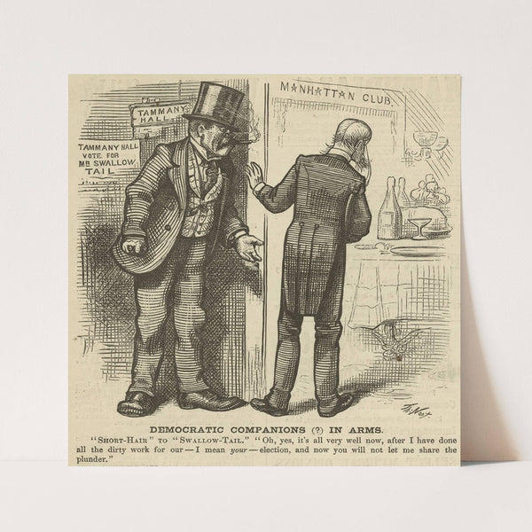 Another mysterious disappearance (1875) by Thomas Nast
