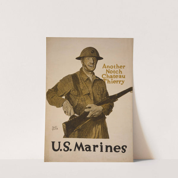 Another notch, Chateau Thierry – U.S. Marines (1918) by Adolph Treidler