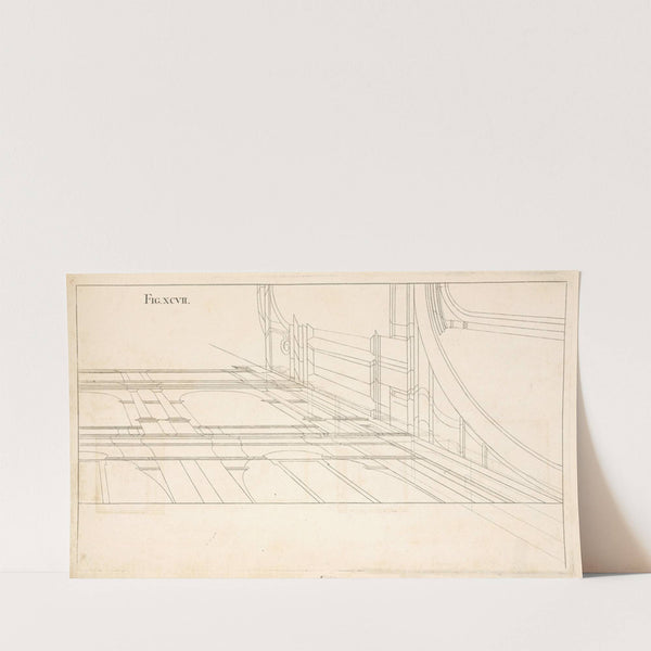 Another preparation to the ninety-eighth and ninety-ninth figures. (1707) by Andrea Pozzo