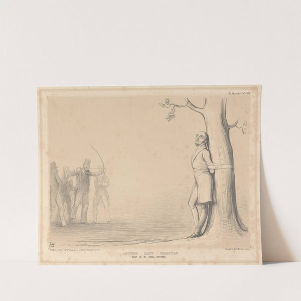 Another Saint Sebastian, Shot at by Cruel Archers by John Doyle