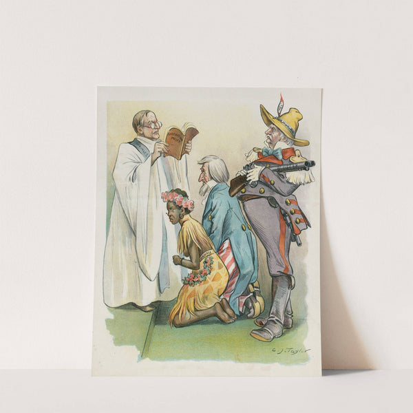 Another shotgun wedding, with neither party willing (1897) by Charles Jay Taylor