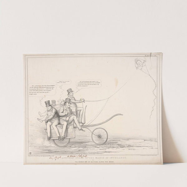 Another stage in the march of intellect, or the newest way of getting along the road. (1835) by John Doyle