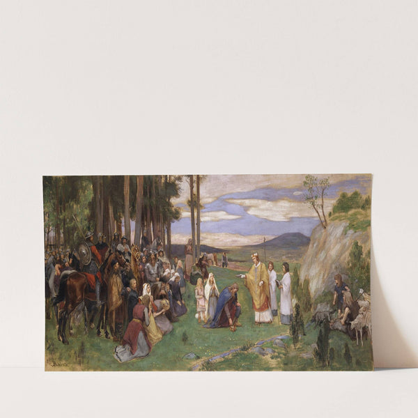 Ansgar Preaching Christianity by Georg Pauli