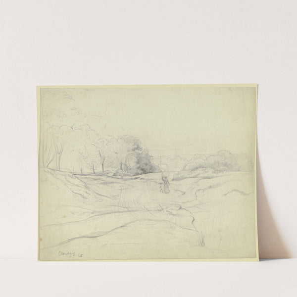 Ansicht der Umgebung von Kronberg by Otto Scholderer