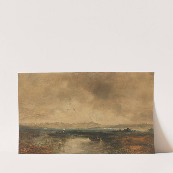 Ansicht des Chiemsees (1867) by Eduard Schleich The Elder