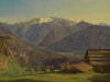 Ansicht des Dachsteins mit dem Hallstättersee von der Hütteneckalpe bei Ischl