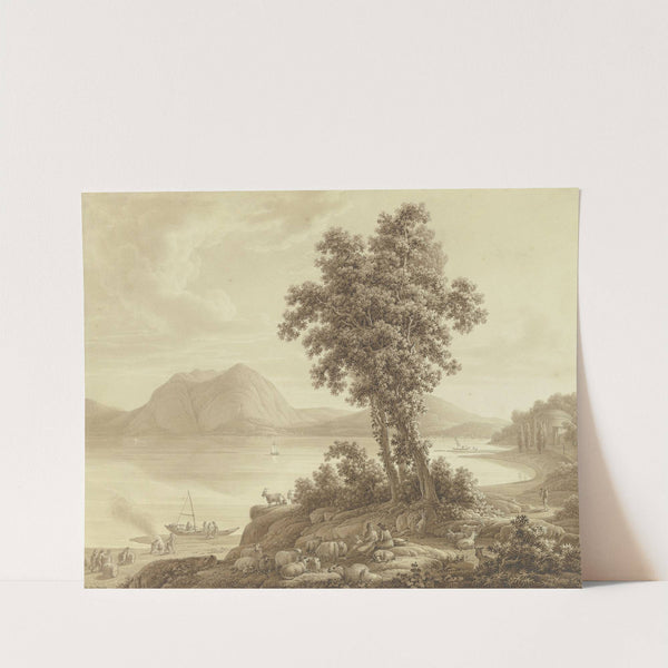 Ansicht des Lago Maggiore by Johann August Nahl the Younger