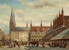 Ansicht des Lübecker Marktes (1870)