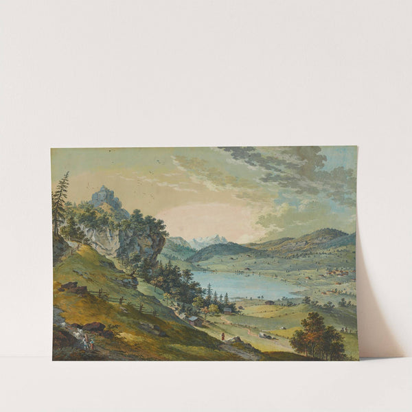 Ansicht des Lungerersees (1915-1945) by Franz Niklaus König