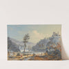 Ansicht des Schlosses Birseck by Johann Baptist Stuntz
