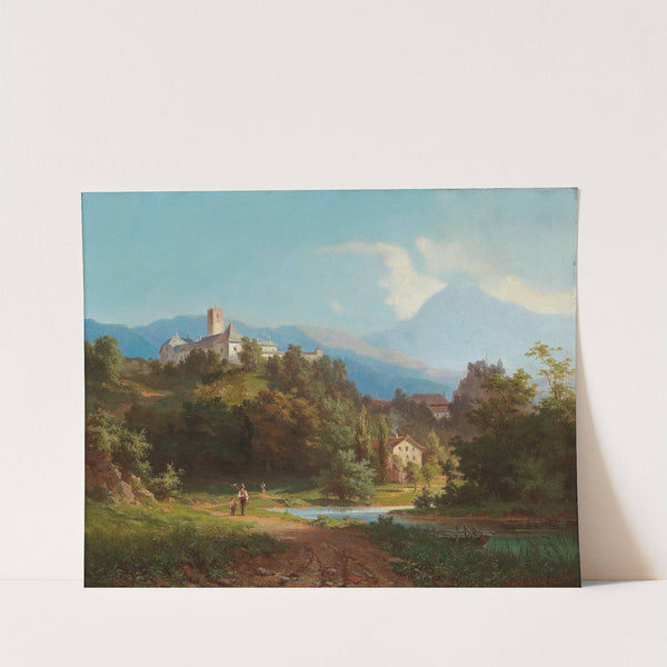 Ansicht einer Burg by Josef Willroider