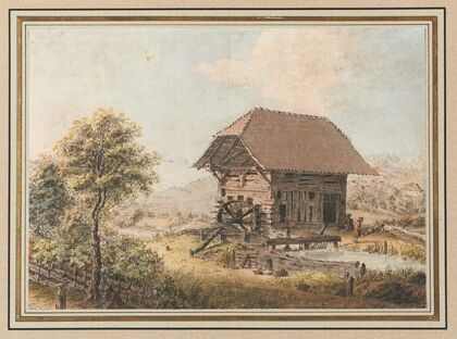 Ansicht einer Mühle im Berner Mittelland