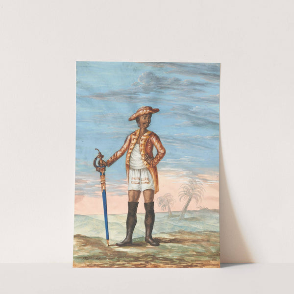 Ansicht eines Soldaten der ostindischen Companie (1792) by Franz Feyerabend