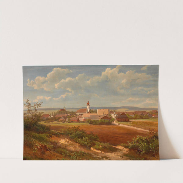 Ansicht von Altheim (OÖ) by Melchior Fritsch