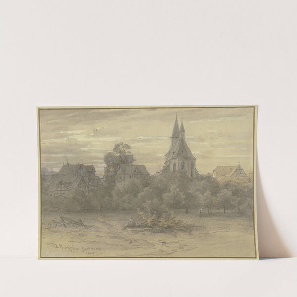 Ansicht von Gladenbach in Oberhessen by Philipp Rumpf