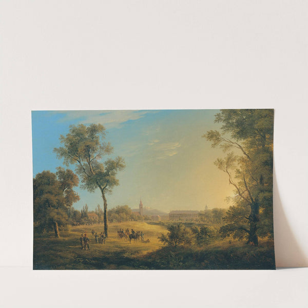 Ansicht von Kaiserebersdorf (1810) by Joseph Rebell