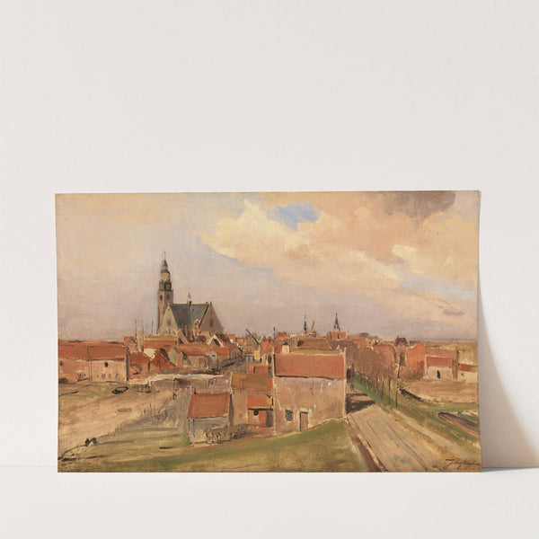 Ansicht von Maassluis by Johan Barthold Jongkind