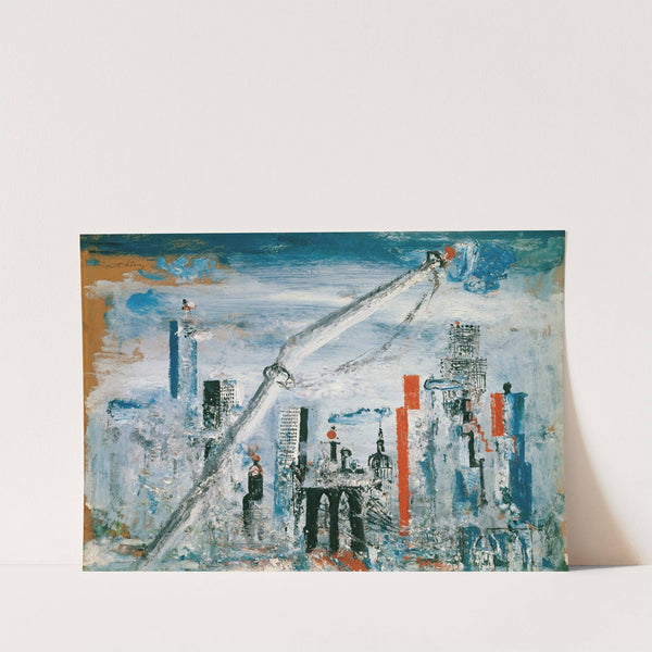 Ansicht von Manhattan (East River) by Wilhelm Thöny