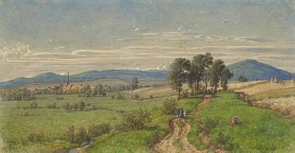 Ansicht von Unterliederbach (1861)
