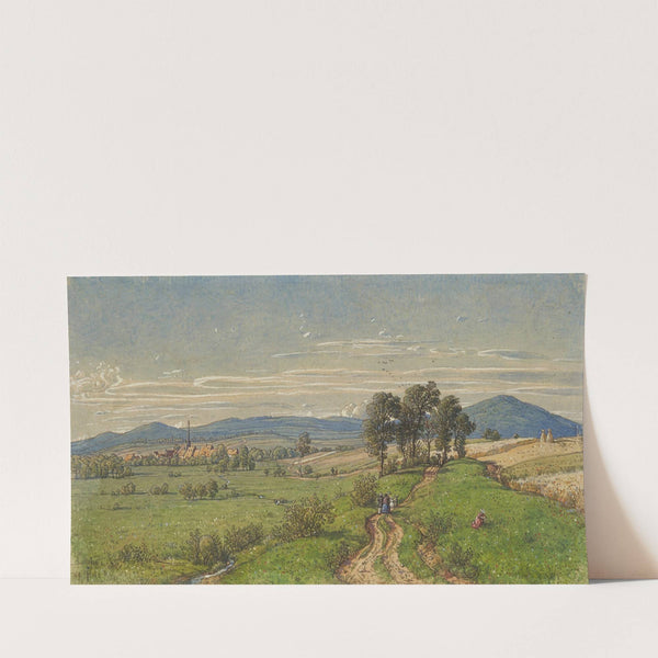 Ansicht von Unterliederbach (1861) by Peter Becker