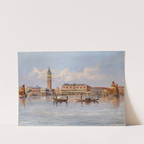 Ansicht von Venedig Dogenpalast by Karl Kaufmann