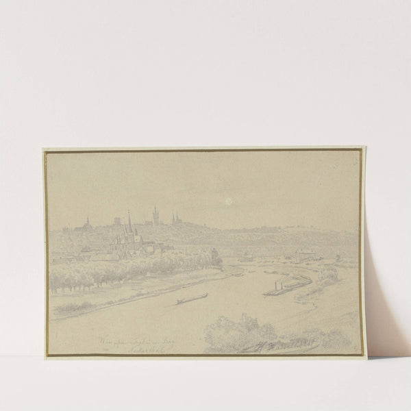 Ansicht von Wimpfen am Neckar by Johann Heinrich Hasselhorst