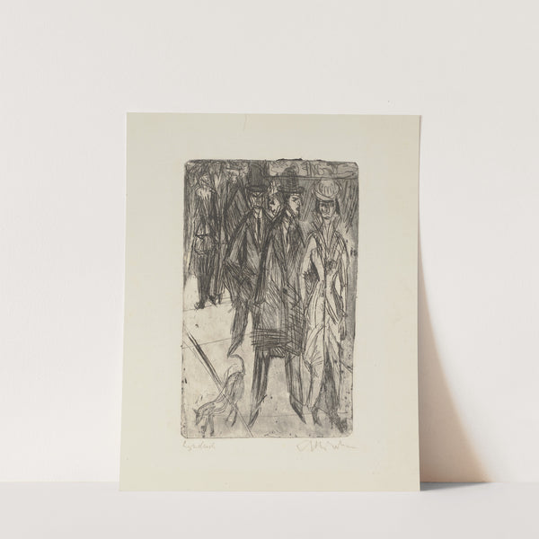 Ansprachen auf der Straße II (1914) by Ernst Ludwig Kirchner