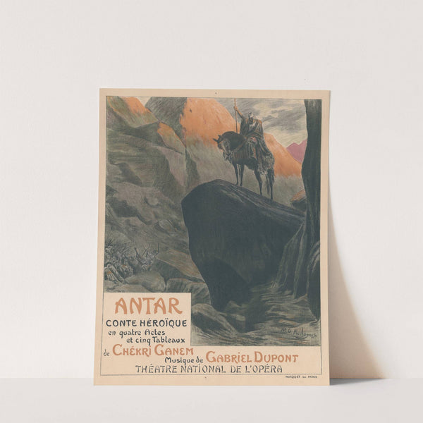 Antar, conte héroïque en 4 actes de Chekri Ganem (1921) by Georges Antoine Rochegrosse