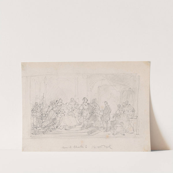 Anthony van Dyck at the Court of Charles I by Nicaise De Keyser