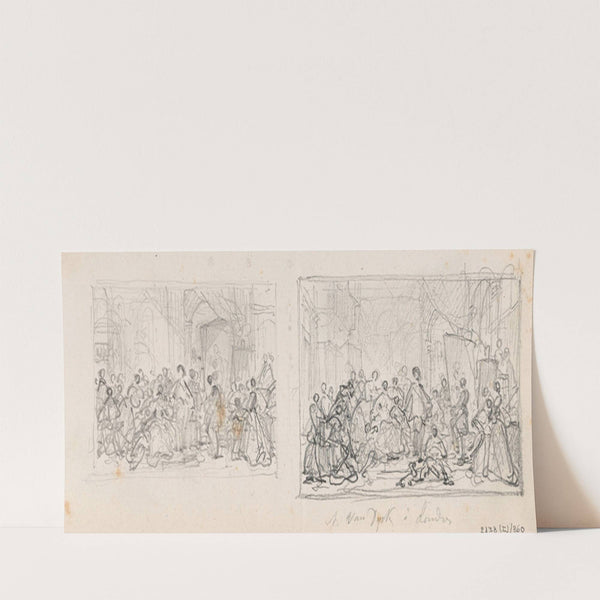 Anthony van Dyck at the Court of Charles I by Nicaise De Keyser