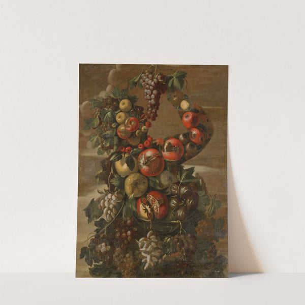 Anthropomorphic depictions of the four seasons 1 by Follower Of Giuseppe Arcimboldo