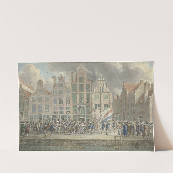 Anti-Engelse demonstratie te Rotterdam, 2 maart 1781 by Dirk Langendijk