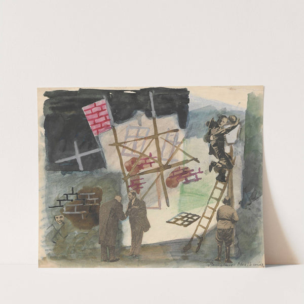 Anti-fascist satire II (1930 - 1937) by Stanisław Osostowicz