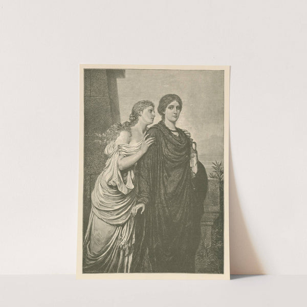 Antigone and Ismene (1892) by Emil Teschendorff